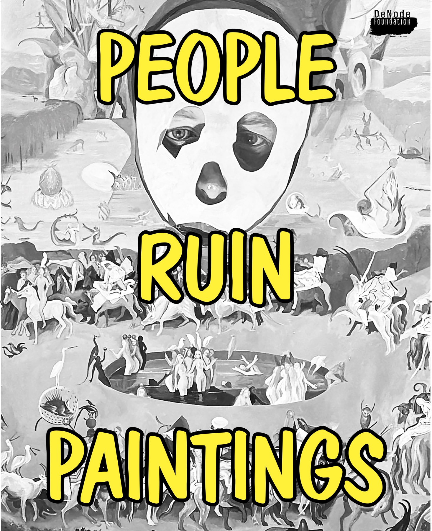 People Ruin Paintings — poster
