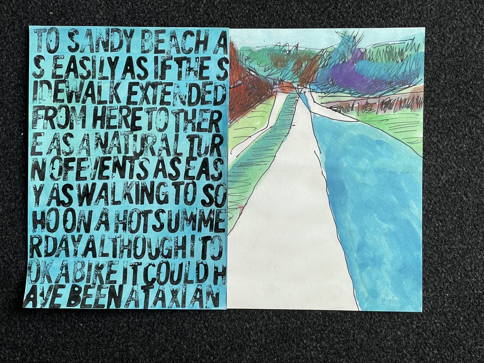 TO SANDY BEACH (FOR G.C.)