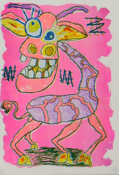 Risograph Monsieur Térez × Topo Copy (pink)